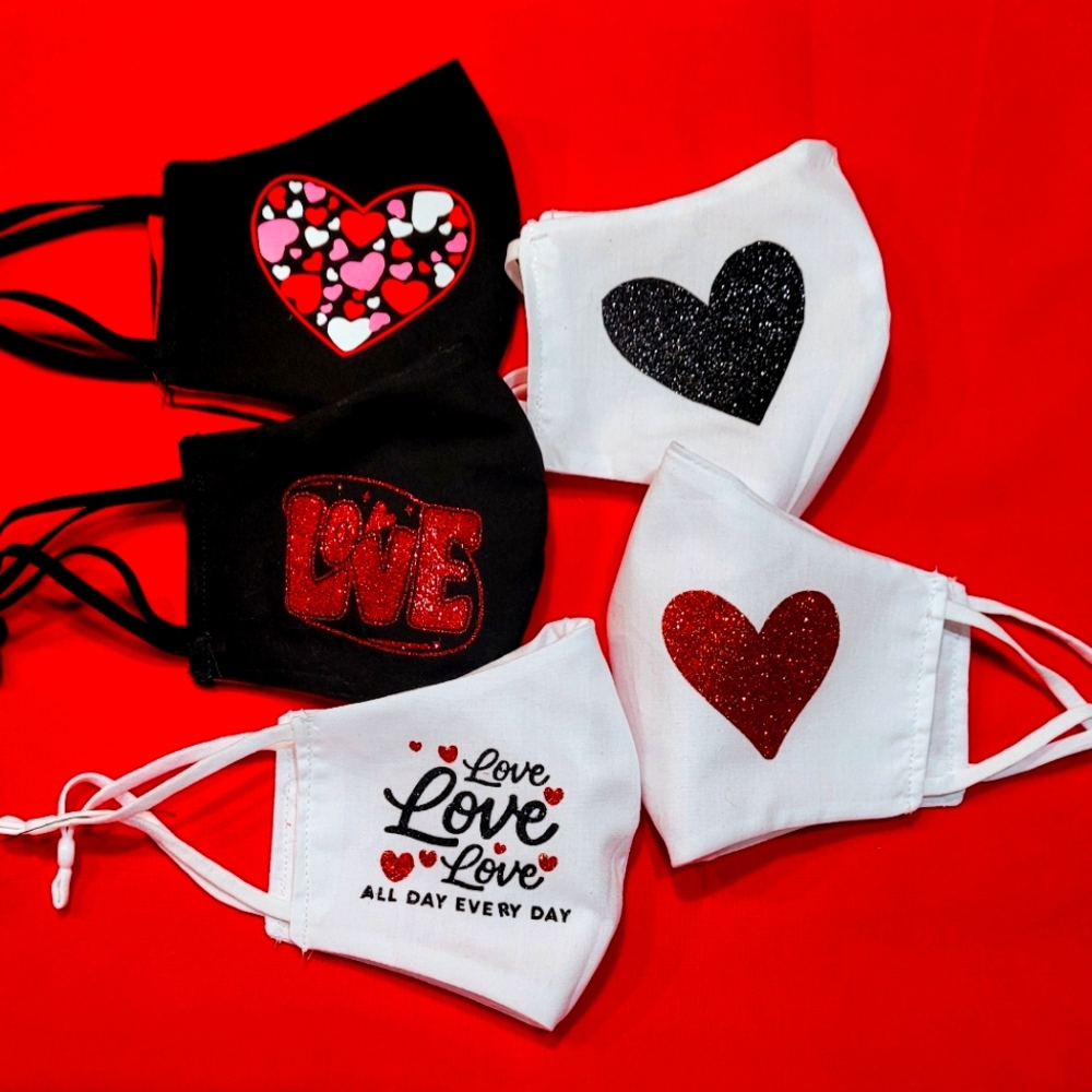 Valentine's Day facemasks